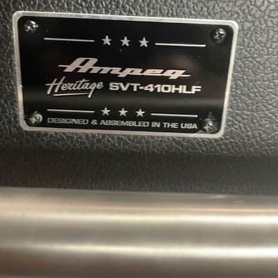 Ampeg SVT-410HLF Heritage Series 500-Watt 4x10" Bass Speaker Cabinet 2010 - Present - Black image 5