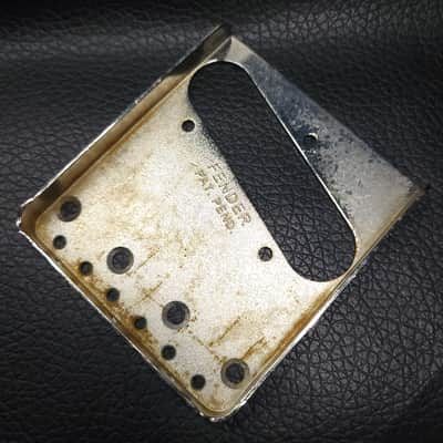 Fender Telecaster Tele American Bridge Plate Vintage 005-4162-049 *AGED² RELIC (B) image 2