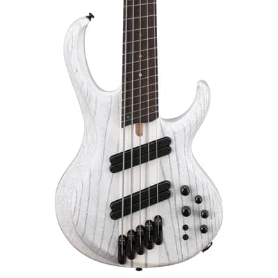 Used Ibanez BTB865MSTWF BTB Bass Workshop 5-Str - Transparent White Flat image 1