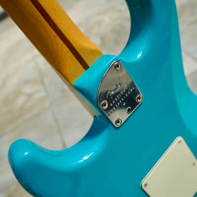 Fender American Professional II Stratocaster with Rosewood Fretboard Miami Blue (2021) image 8