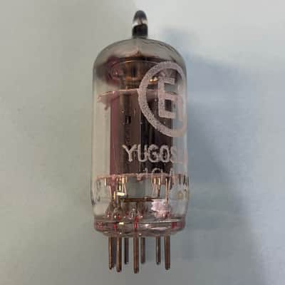 Ei 12AU7 ECC82 Vintage Yugoslavia Long Smooth Plate Halo Getter Preamp Tube!T172 image 4
