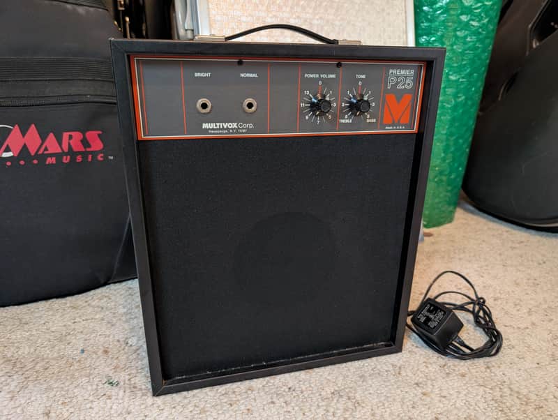 Multivox Premier P25 Guitar Amplifier Small Vintage Amp USA CLEAN image 1
