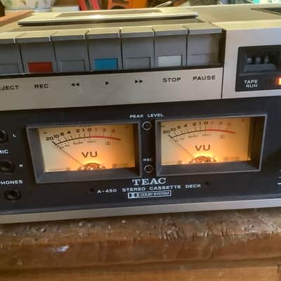 TEAC A-450 Stereo Cassette Deck 70’s vintage image 8
