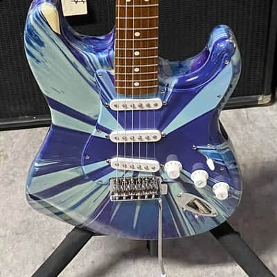 2003 Fender FSR Splattercaster - Midnight Swirl - GB Included image 1