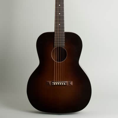 Oahu Model 67K Flat Top Acoustic Guitar, made by Kay, c. 1935, tweed hard shell case. image 1
