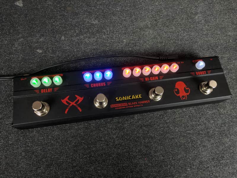 Sonicake Sonicbar Black Hammer QCE-30 Compact Guitar Multi Effects