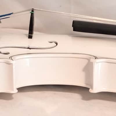 UNMARKED CUSTOMIZED 4/4 VIOLIN WITH CASE/BOW/ROSIN/BOOKLET - COOKIES AND CREAM FINISH image 6