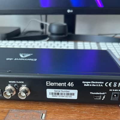 Apogee Element 46 Thunderbolt Audio Interface 2010s - Black image 4