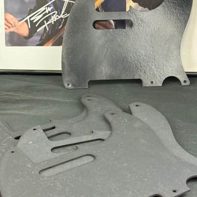 General Vintage Tone True vintage Pickguard for Blackguard ®️ Telecaster ®️ Black fiberboard Bakelite - Aged image 4
