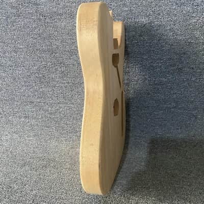 Mahogany Wood Solid Guitar Telecaster Tele Style Body image 4