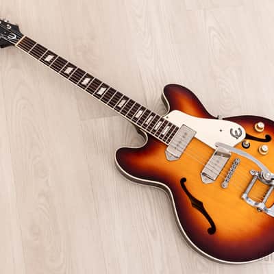1995 Epiphone Casino-JL John Lennon Edition Pre-Elitist w/ Bigsby & Hangtag, Japan Terada image 13
