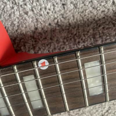 Xavier Matte Pink Single Cut Electric Guitar, Mahogany Body, Maple Neck, Rosewood Fingerboard image 15
