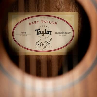 Taylor BT2 Baby Taylor Acoustic Guitar with Gig Bag image 13
