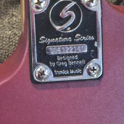 Greg Bennett Interceptor - Nitro- Red Wine Metallic image 5