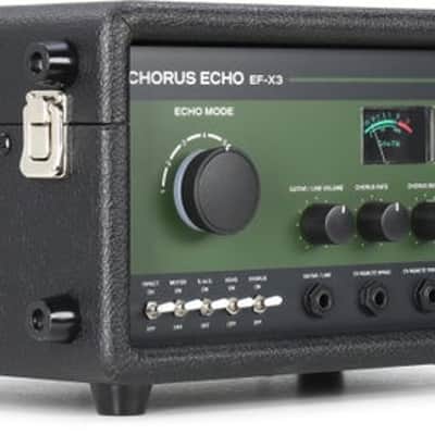 Echo Fix EF-X3 Tolex Chorus Echo Tape Delay - Vintage Green Front Panel image 2