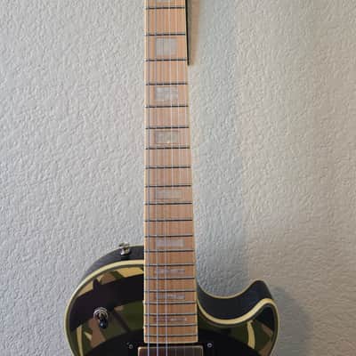 Epiphone Zakk Wylde Les Paul Custom 2011 - Camouflage Bullseye image 11