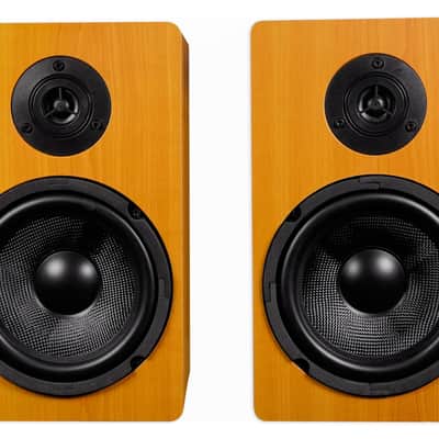 Pair Rockville RockShelf 68C 400w Wood 6.5" Home Theater Bookshelf Speakers/8 Ohm image 5