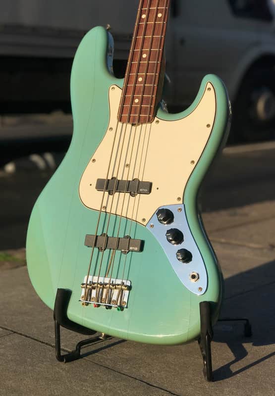 Squier JV Jazz Seafoam Green image 1