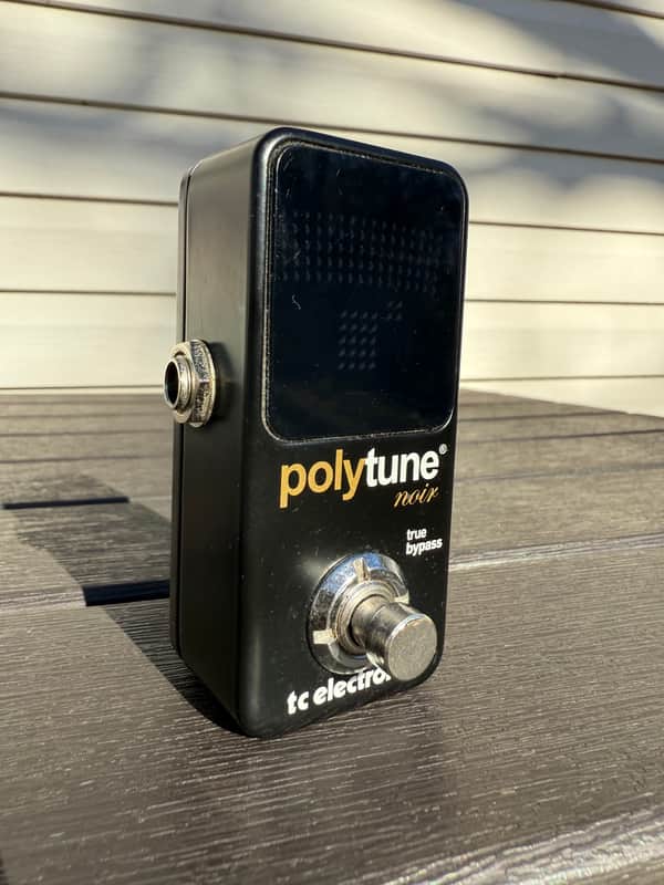 TC Electronic Polytune Noir Polyphonic Tuner Pedal | Reverb