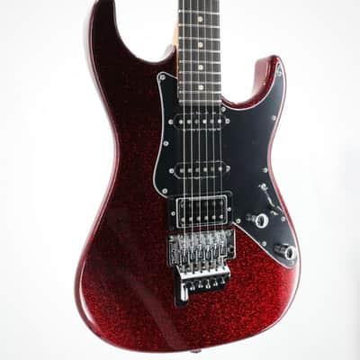 Suhr Pete Thorn Custom HSS Guitar w/ Softshell Case - Red Sparkle image 3