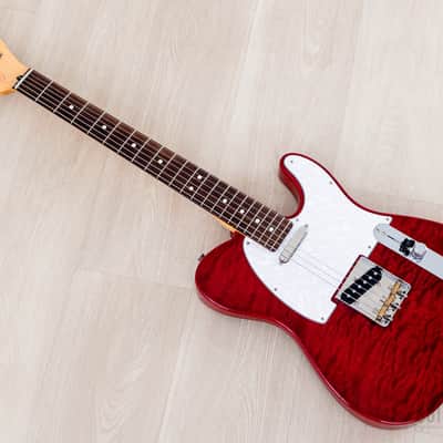 2024 Fender Hybrid II Telecaster FSR Quilt Top Red Beryl, Near-Mint w/ Tags, Japan MIJ image 12