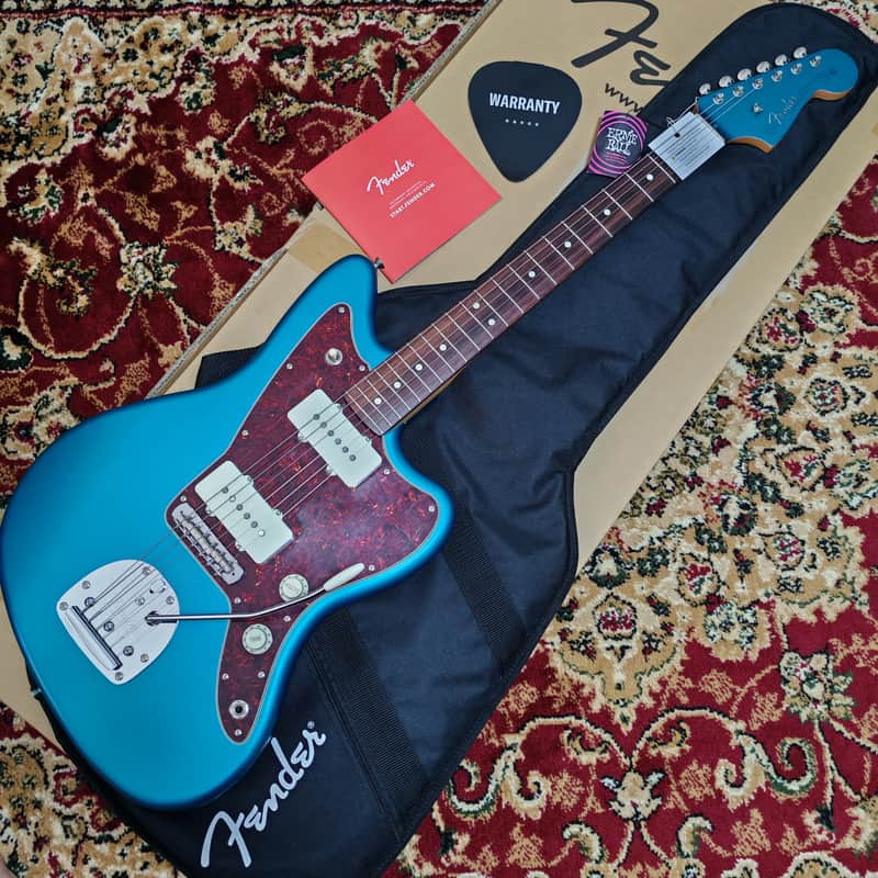 *NEW IN BOX* 2023 Fender Japan FSR Hybrid II Jazzmaster Satin Ocean Turquoise Metallic with Matching Headstock, MIJ JD23 image 1