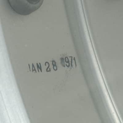 1970s Ludwig No. 404 Acrolite 5x14 8-Lug Aluminum Snare Drum image 14