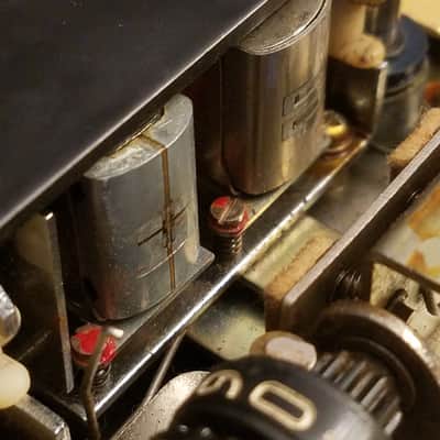 Oki 555 2-speed R2R 1/4" tape recorder stereo detachable AlNiCo speakers Japan 1960s - Black and Gold image 13