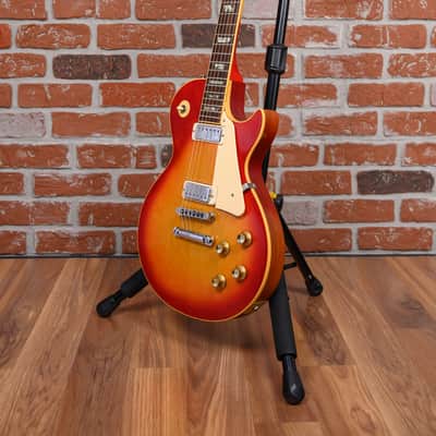 Gibson Les Paul Deluxe Plain Maple Top Cherry Sunburst 1976 w/Hard Shell Case image 5