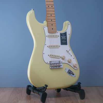 Fender Player II Stratocaster Hialeah Yellow w/ Free Fender Bag image 1