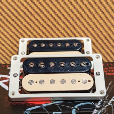 Brandonwound Pickups 1959 Clone 2020 Zebra w/M-69 pickup rings image 1