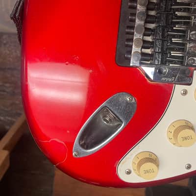 1980’s MIJ Fender Stratocaster w/ Kahler Spyder-Candy Apple Red (USED) image 10