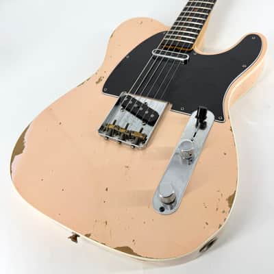 2018 Fender Custom Shop NAMM Ltd Custom Telecaster Relic – Faded Aged Shell Pink image 2