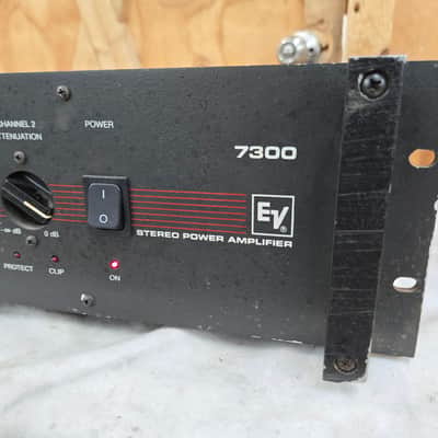 Electro Voice EV Model 7300 Stereo Power Amplifier - Working - 300 Watts Per Ch. image 2