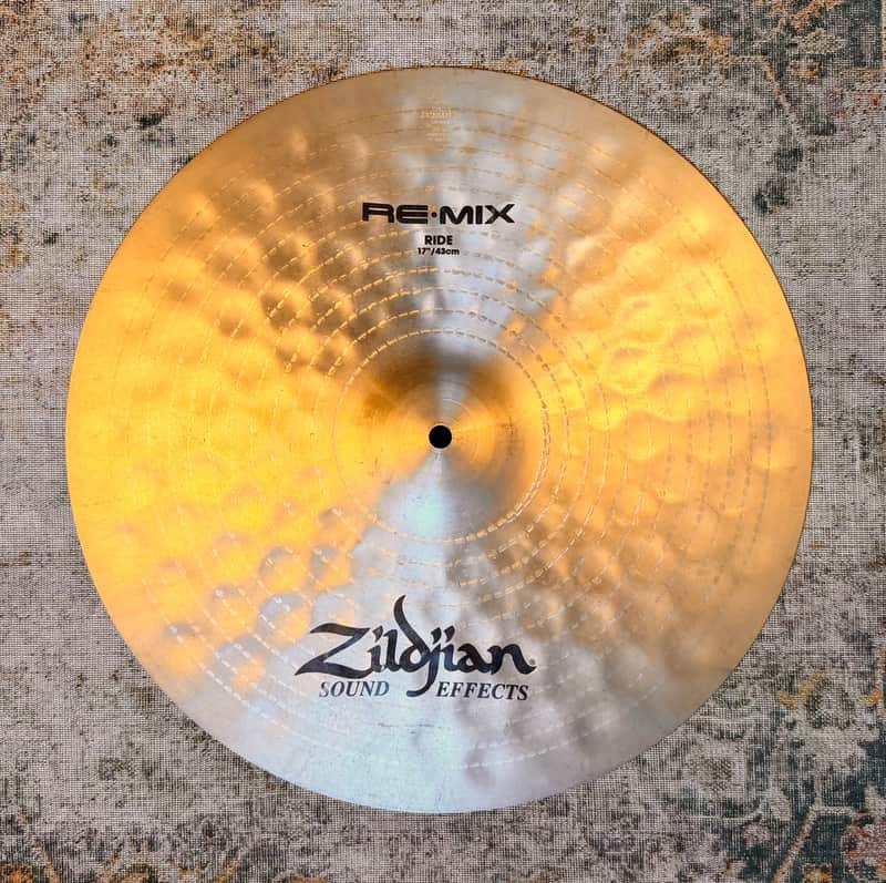 RARE DEBUT YEAR Zildjian ORIGINAL REMIX Ride 17” K - Like But Lathed! NOT The Breakbeat! 1814 g image 1