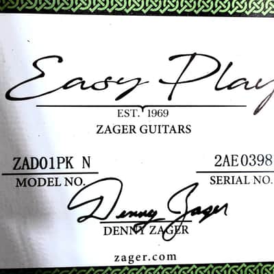 ZAGER ACOUSTIC GUITAR MODEL ZAD01PK N - 6 STRING - WITH EXTRAS image 9