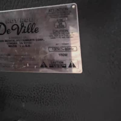 Fender Hot Rod DeVille PR247 1990s - Black vinyl image 7