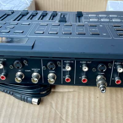 Panasonic Panasonic WJ-AVE5 Digital AV Mixer / Video Synthesizer - Vintage Retro Video FX - Mint in Original Box 1990 - Nero image 7
