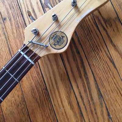 1966 KAPA Continental Bass USA-Made Hofner-Powered HSC image 4