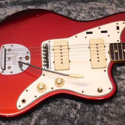 Fender Jazz Master 1965 - Candy Apple Red Matching Head image 1
