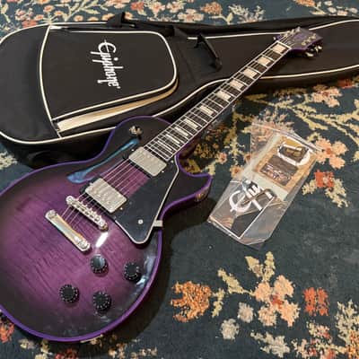 Epiphone Les Paul Custom Widow - Purple Burst image 1