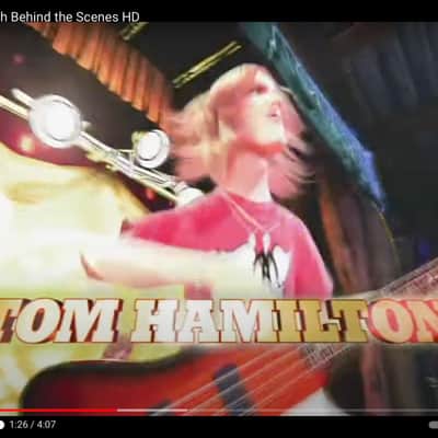 Gibson Tom Hamilton's Aerosmith, Guitar Hero "Green Screen" Production Prop Bass Sunburst  (#52) image 4