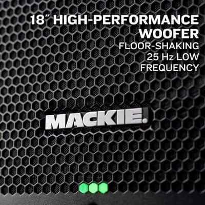 Mackie Thump18Sv4 18" Professional Powered Subwoofer feat. 132 dB SPL, 25 Hz Low Frequency, Selectable High Pass Modes, Phase Invert Switch, Built-in Carry Handles, Connect Any Loudspeakers, 1400W image 5