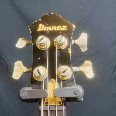 Ibanez MC2924 1987 Black Fletless through neck Electric Bass image 11