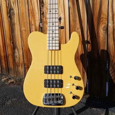 G&L USA Fullerton Deluxe ASAT Bass Butterscotch Blonde 4-String Electric Bass Guitar w/ Gig Bag (2024) image 7