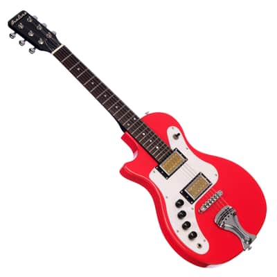 Airline Guitars Thunderstick Red Left-Handed image 5