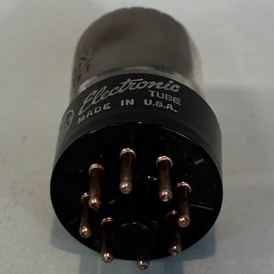 1952 General Electric 12SN7GT Vintage 1950s GE Gray Plate Rectifier Tube! T528 image 7