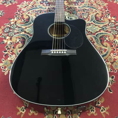Jasmine JD39CE-BLK J-Series Dreadnought with Electronics Black
