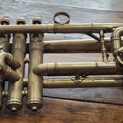 VERY RARE! Martin Handcraft Trumpet 'Dansant Era' Silver Plated Medium Bore 1926-1936 Elkhart, Indiana, USA image 5