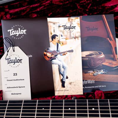 2022 Taylor Custom Grand Auditorium Non-Cutaway Acoustic Electric Guitar w/ Adirondack Top & Rope Binding image 19